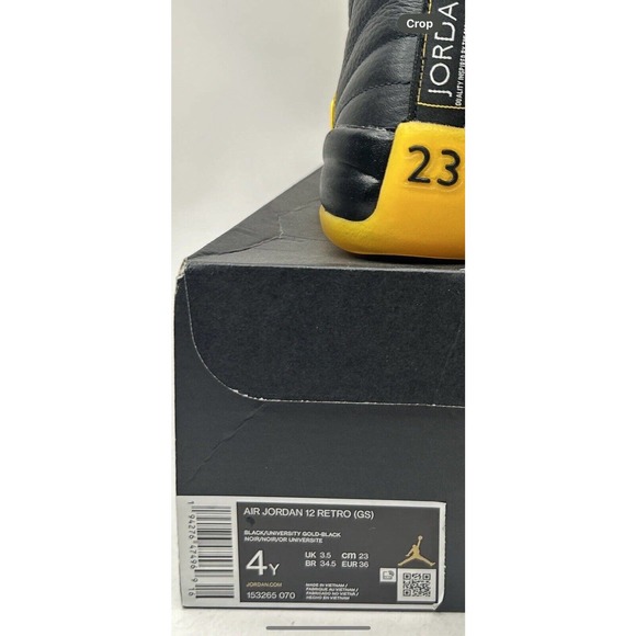 Nike Shoes Air Jordan 12 Retro GS “University Gold” 2023 - Picture 5 of 5